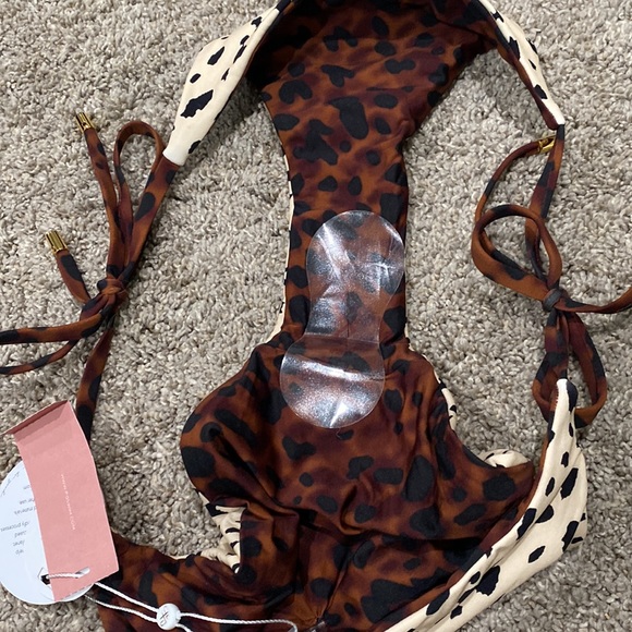 NWT PQ PILYQ SIZE S M L WILD HEART REVERSIBLE TIE FULL BOTTOMS - Picture 8 of 9